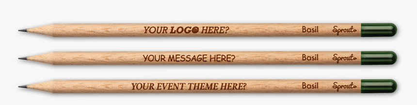 3 Pencils With Custom Engravings - Novel, HD Png Download, Free Download