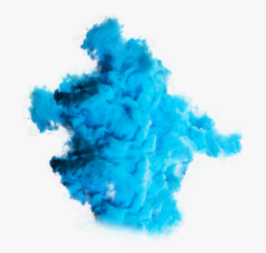 #color #colour #blue #bluecolor #smoke #cloud #clouds - Color Transparent Smoke Png, Png Download, Free Download