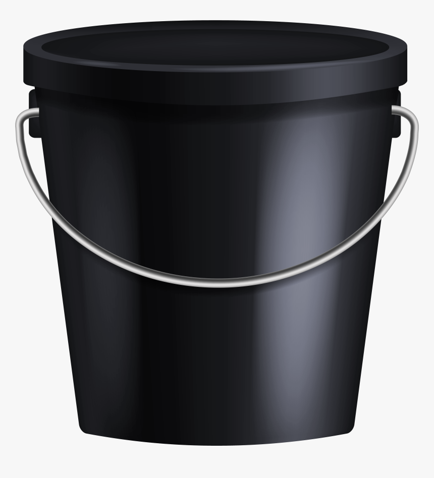 Black Bucket Png Clipart, Transparent Png, Free Download