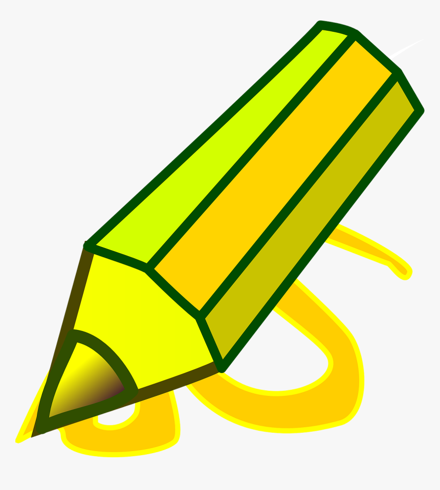 Pencil Writing Drawing Free Picture - Pencil Drawing Clipart, HD Png Download, Free Download