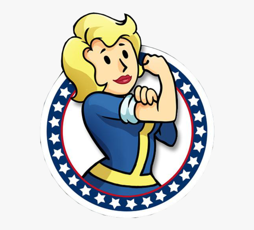 Fallout Shelter Fallout 2 Fallout - Fallout 76 Vault Girl, HD Png Download, Free Download