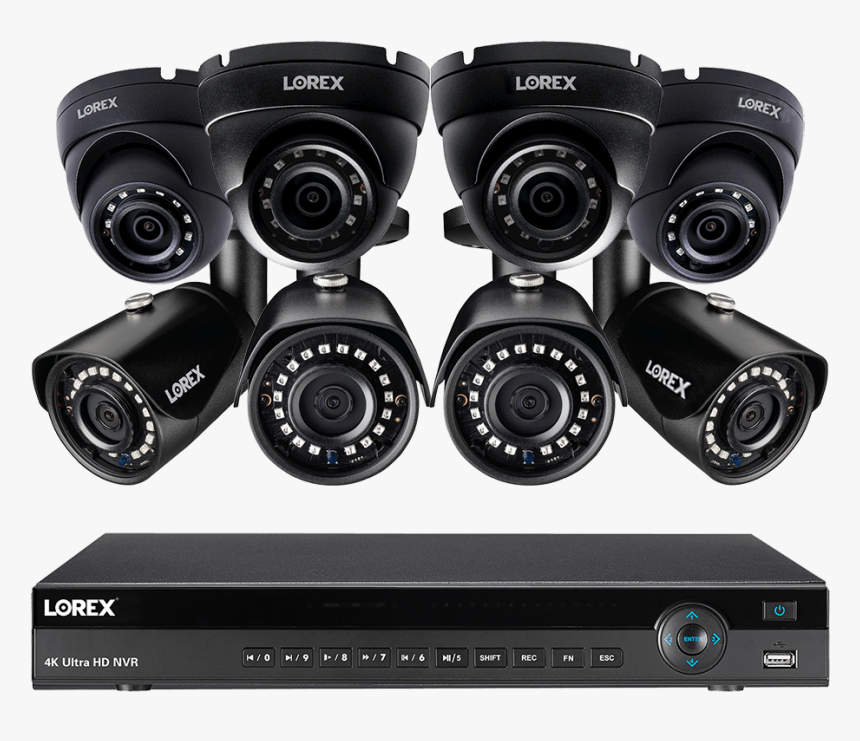 2k Ip Security Camera System With 16 Channel Nvr And - Camera Lens, HD Png Download, Free Download