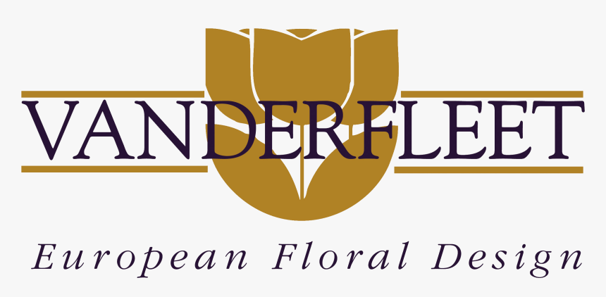 Vanderfleet Flowers Florist Logo - Graphic Design, HD Png Download, Free Download