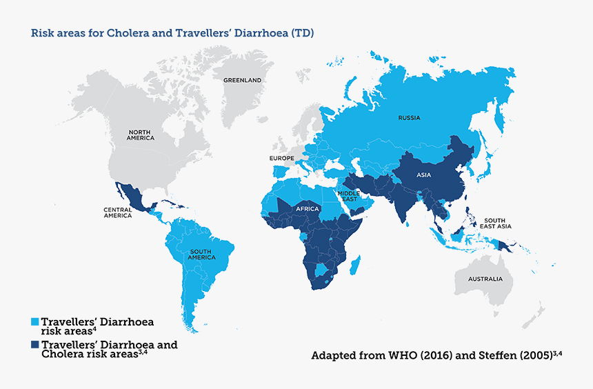 Disease Risk Map - Typhoid Fever Map 2018, HD Png Download, Free Download