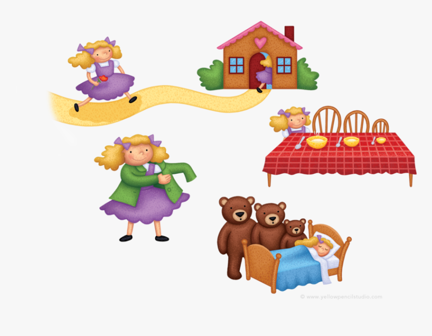 Goldilocks And The Three Bears, HD Png Download, Free Download