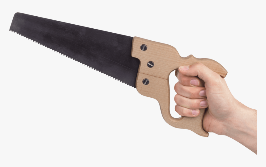 Hand Holding Hand Saw, HD Png Download, Free Download