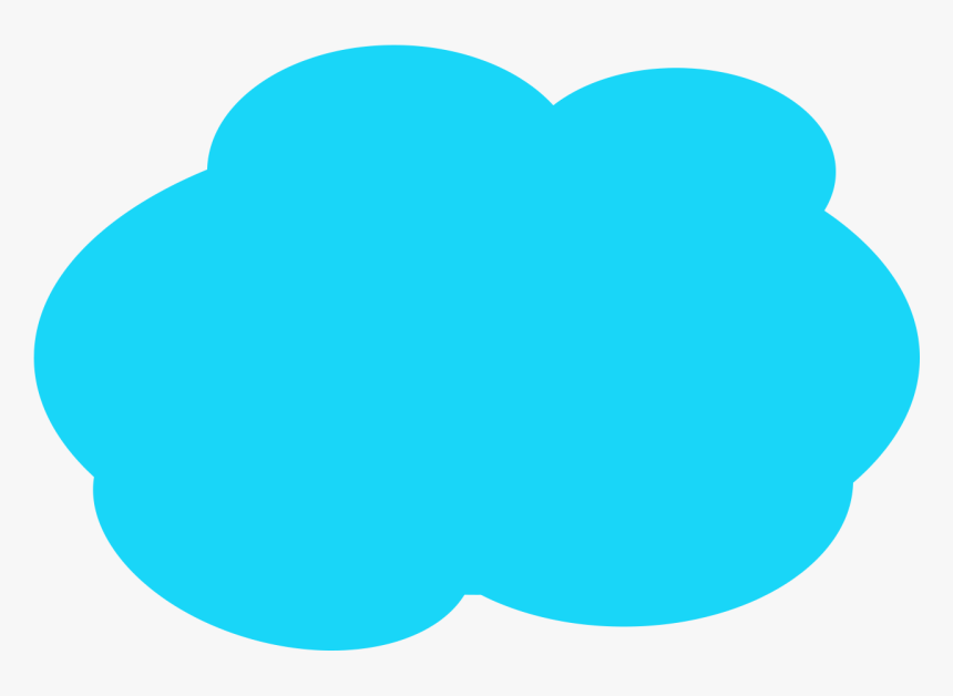 Cloud Transparent Png - Light Blue Cloud Cartoon Png, Png Download, Free Download