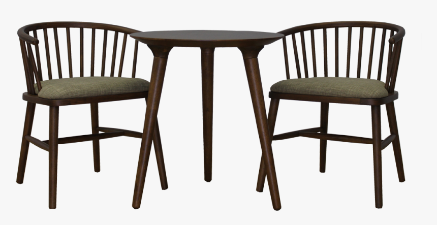 Transparent Table And Chairs Png - Vintage Low Back Wooden Chair, Png Download, Free Download