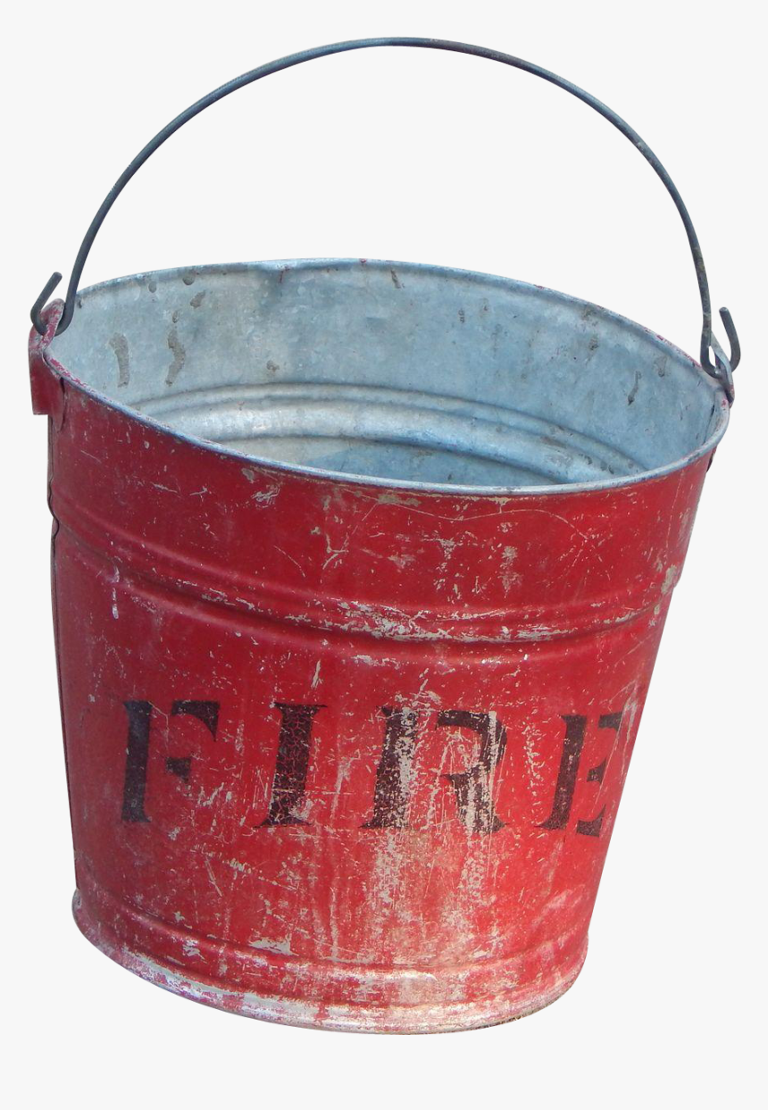 Fire Bucket Png Image Background - Storage Basket, Transparent Png, Free Download