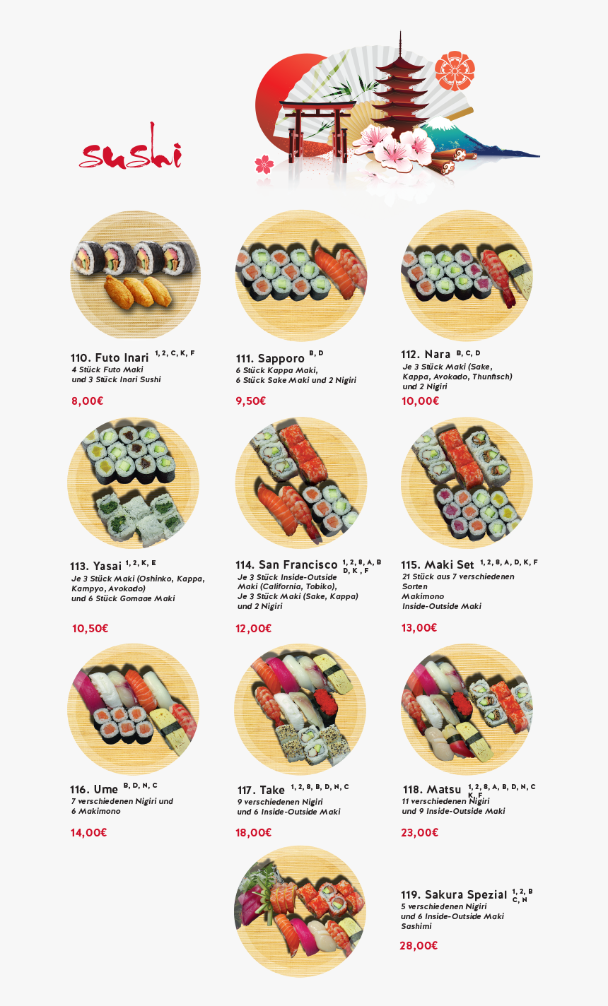 Korean Food - California Roll, HD Png Download, Free Download