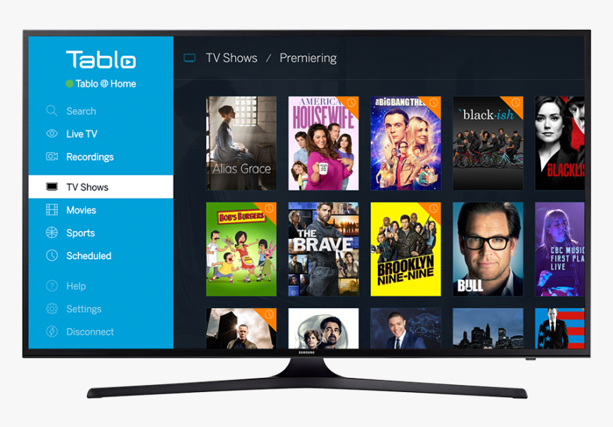 Samsung Led Tv Png - Tablo App For Samsung Smart Tv, Transparent Png, Free Download