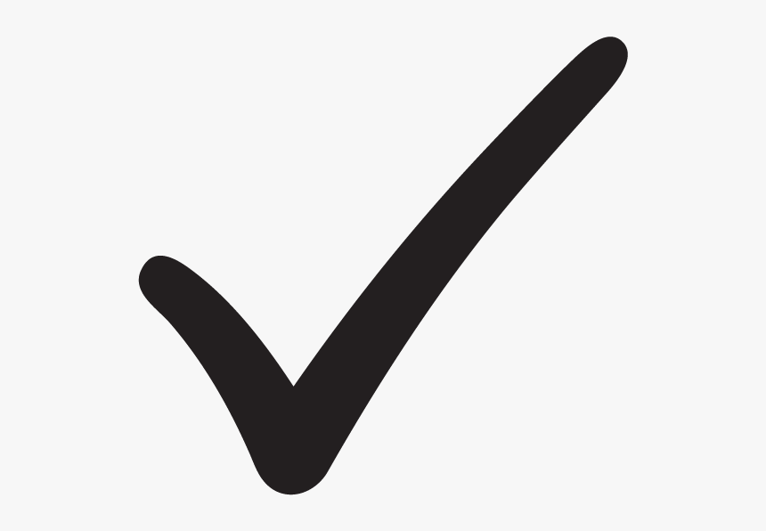 Free Black Checkmark Download - Transparent Background Black Check Mark, HD Png Download, Free Download