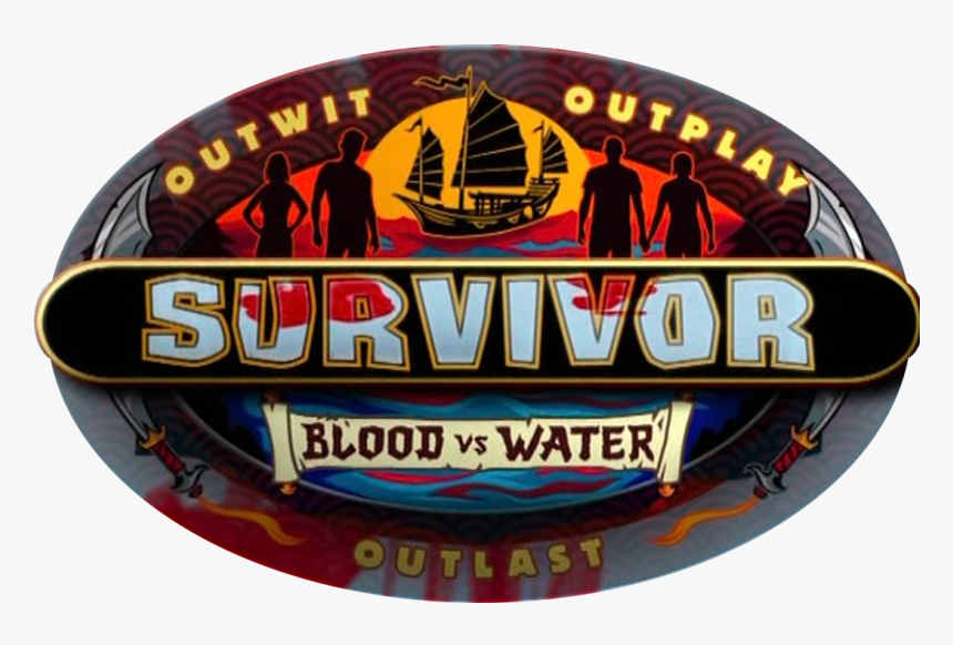 Survivor Blood Vs Water Logo , Png Download - Label, Transparent Png, Free Download