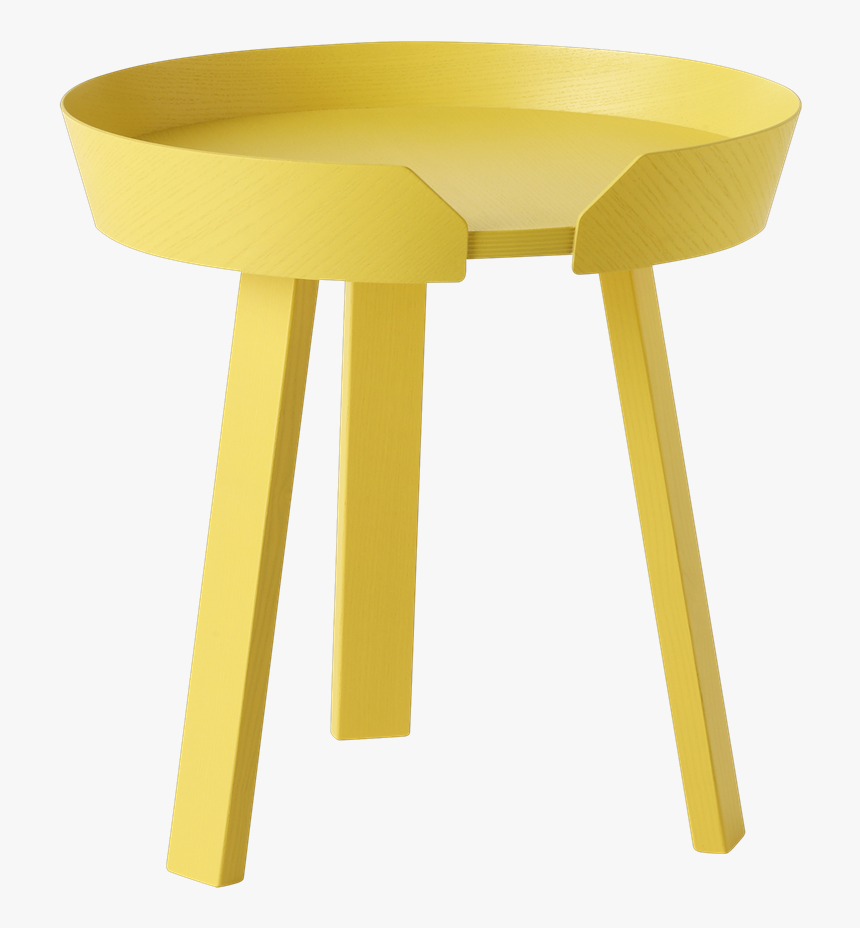 Muuto Around Coffee Table Small Oak - Around Muuto Yellow, HD Png Download, Free Download