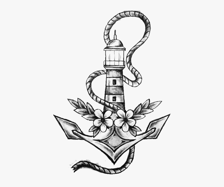 Lighthouse Tattoo For Women, HD Png Download, Free Download