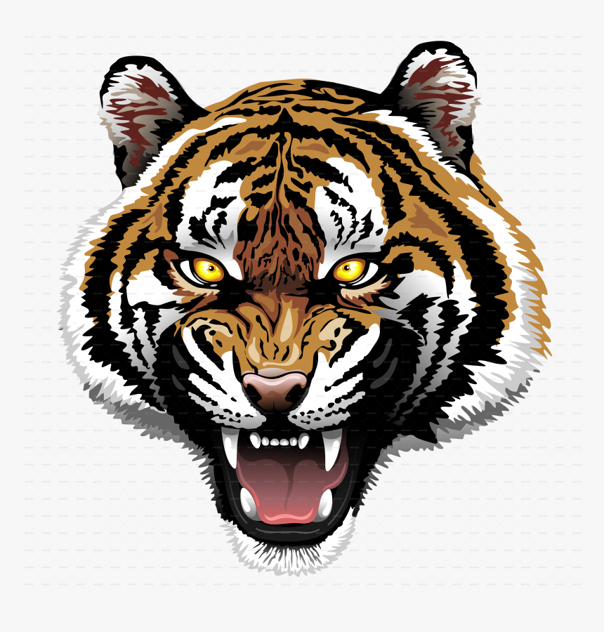 Growling Tiger Png - Tiger Hd, Transparent Png, Free Download