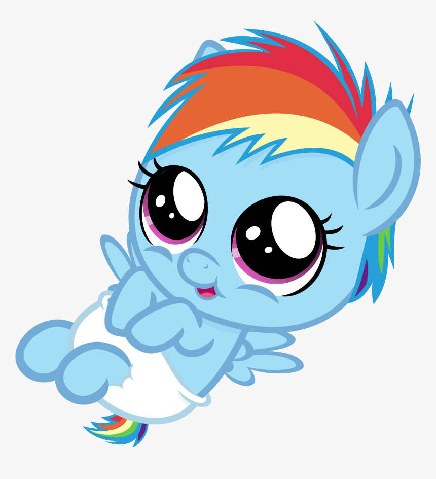 Great My Little Pony Friendship Is Magic Clipart - Cute Baby My Little Pony, HD Png Download, Free Download