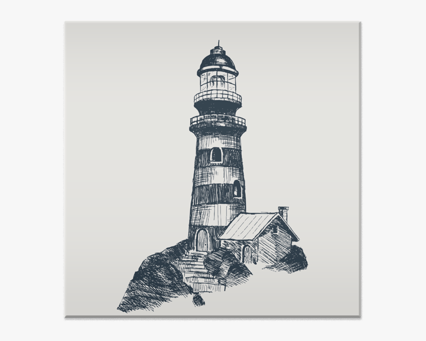 Azulejo Farol De Allyson Hissashina - Lighthouse, HD Png Download, Free Download