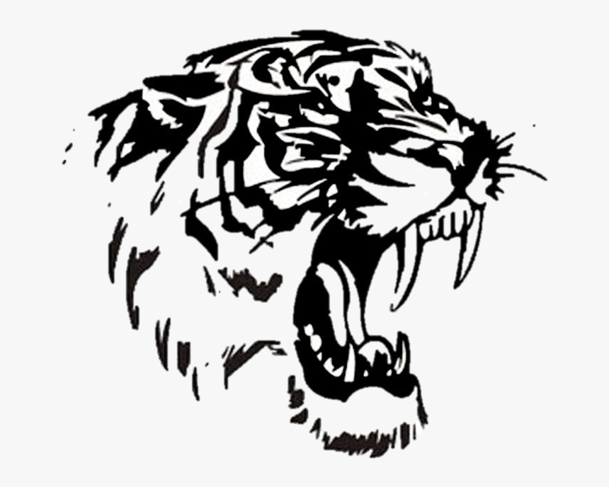 Roaring Tiger Png - Black Tiger Roar Png, Transparent Png, Free Download