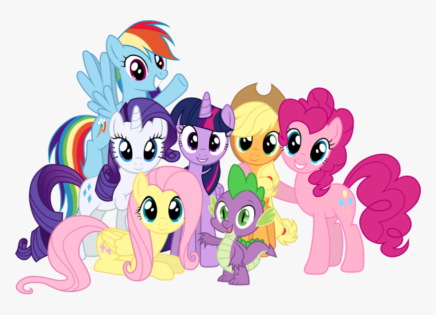 My Little Pony Group Png - My Little Pony Png, Transparent Png, Free Download