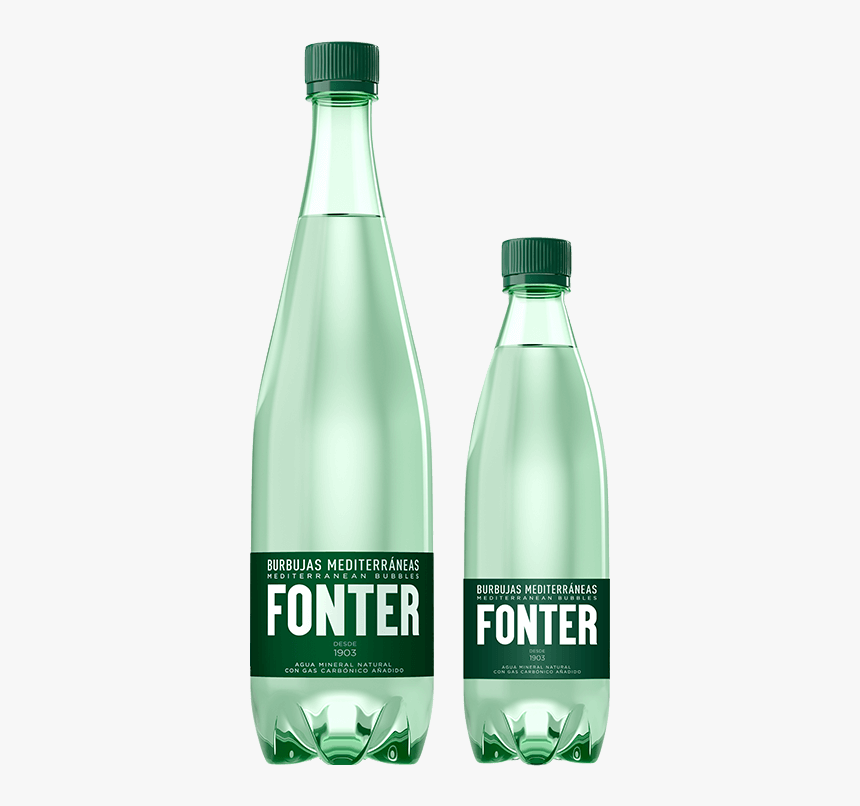 Agua Con Gas Fonter 1l, HD Png Download, Free Download