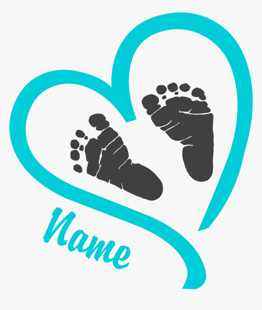 Heart Baby Feet Svg, HD Png Download, Free Download