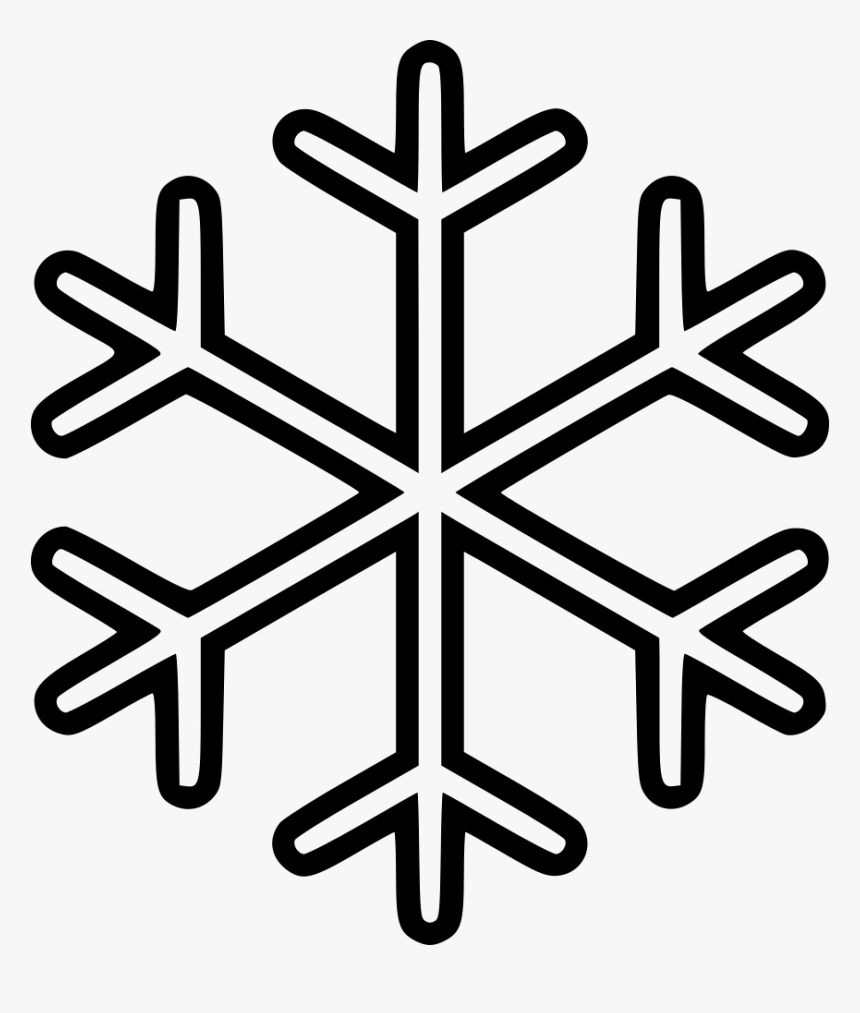 Snowflake - Black Snowflake Transparent Background, HD Png Download, Free Download