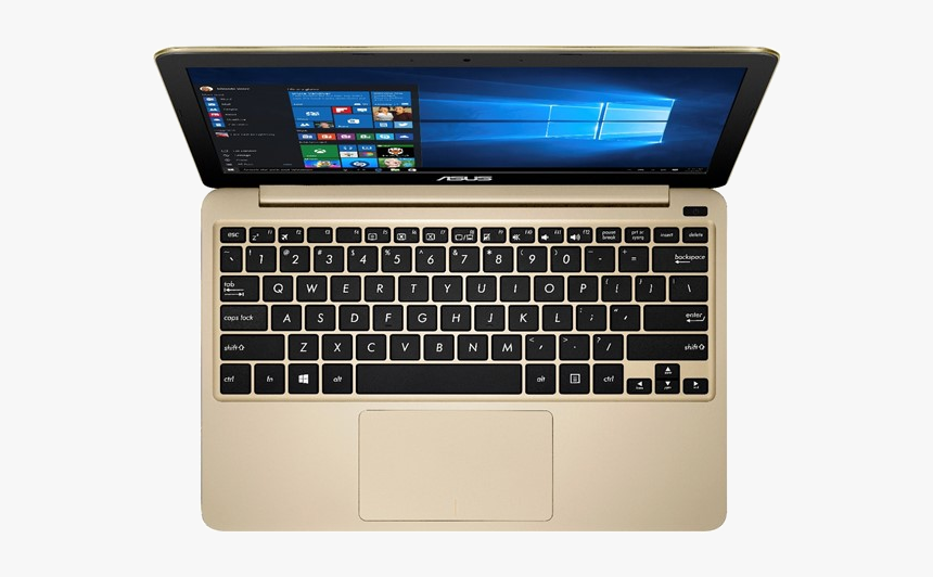 Asus Vivobook E200 Laptop From Above - Asus Vivobook E200ha Gold, HD Png Download, Free Download