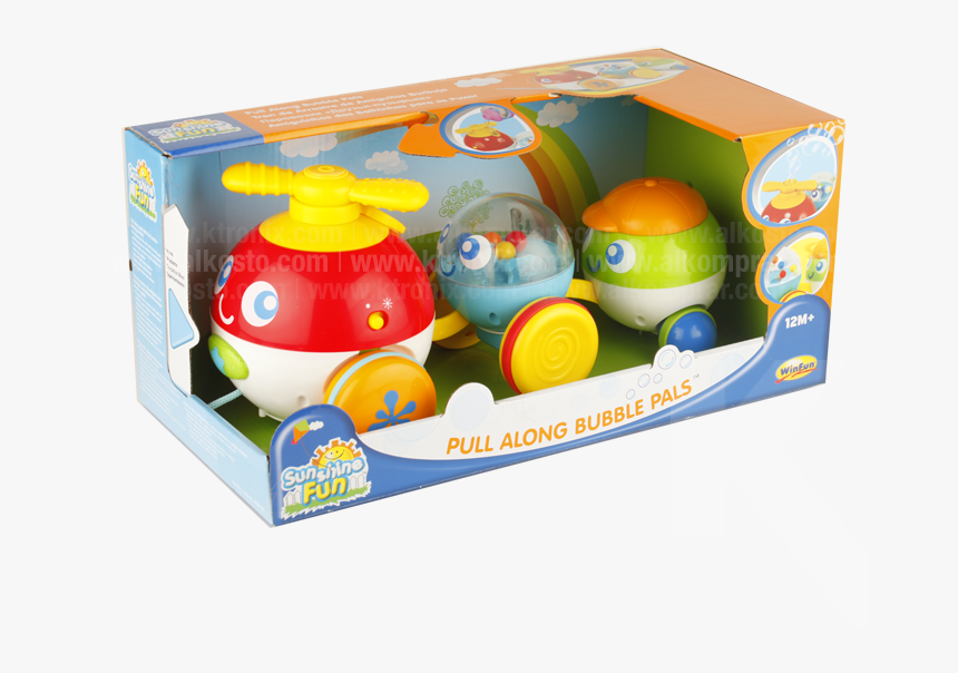 Juguete Tren Arrastre Amiguitos Burbuja - Push & Pull Toy, HD Png Download, Free Download