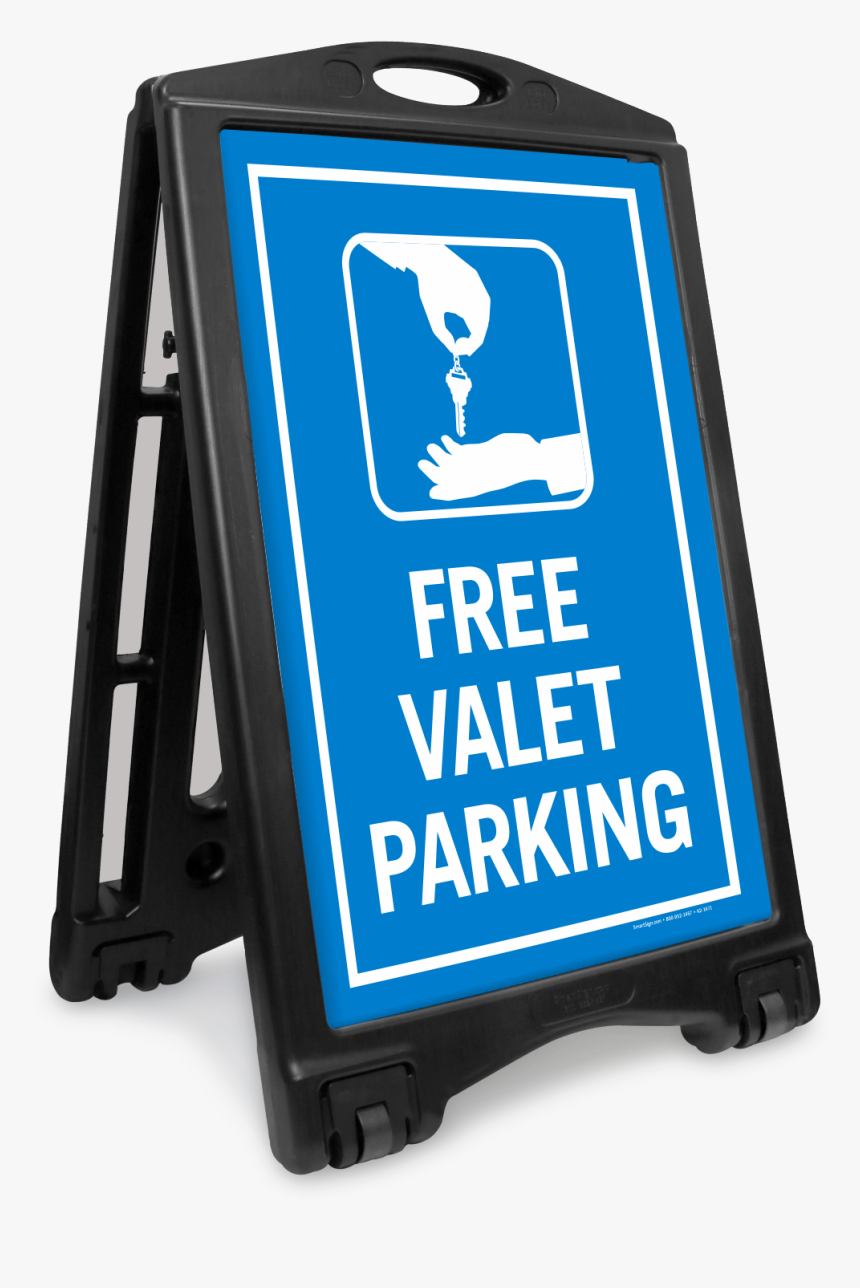 Free Valet Parking Sidewalk Sign - No Parking Sign Portable, HD Png Download, Free Download