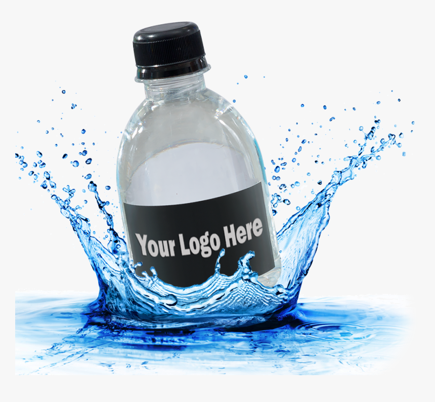 Make A Big Splash - Water Splash With Bottle Png, Transparent Png, Free Download