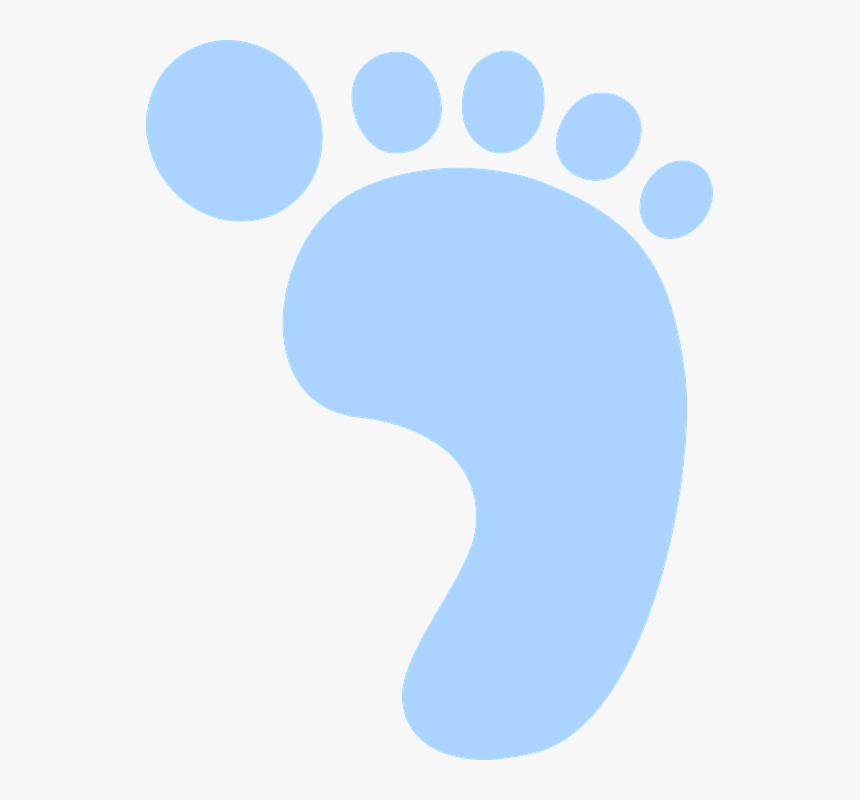 Footprint, Toes, Barefoot, Baby, Child, Imprint, Human - Pezinho Azul Png, Transparent Png, Free Download