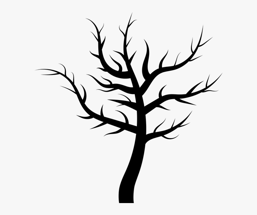 Tree, Plant, Dead, Barren, Leafless, Vegetation, Svg - Waiting For Godot Art, HD Png Download, Free Download