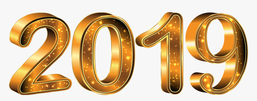 Transparent 2016 New Years Clipart - Happy New Year 2019 Gold Png, Png Download, Free Download