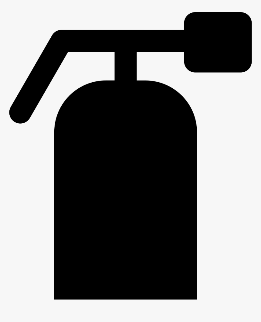 Fire Extinguisher Black Tool Shape, HD Png Download, Free Download