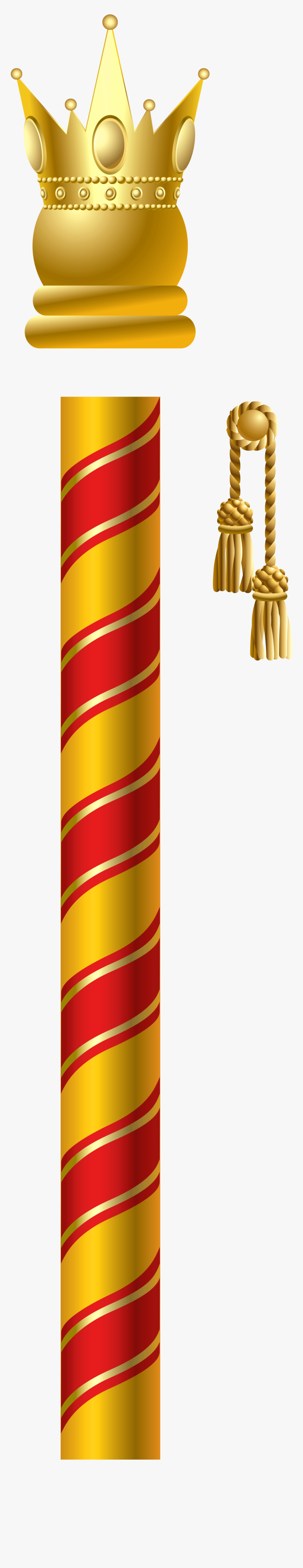 Pole Clipart Gold - Spiral Stick Pole Clipart, HD Png Download, Free Download