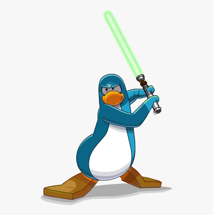 Pinguin Azul Com Itens Clipart , Png Download - Club Penguin Pinguins Azuis, Transparent Png, Free Download