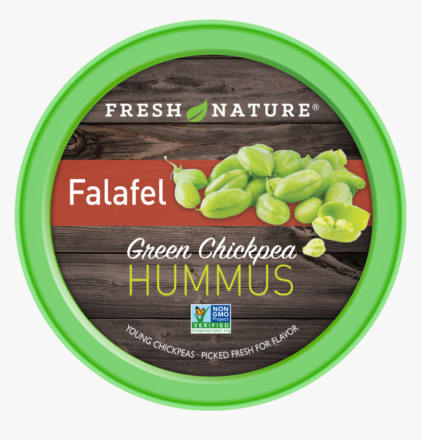 Falafel Hummus Product Photo - Fresh Nature Jalapeno Green Chickpea Hummus, HD Png Download, Free Download