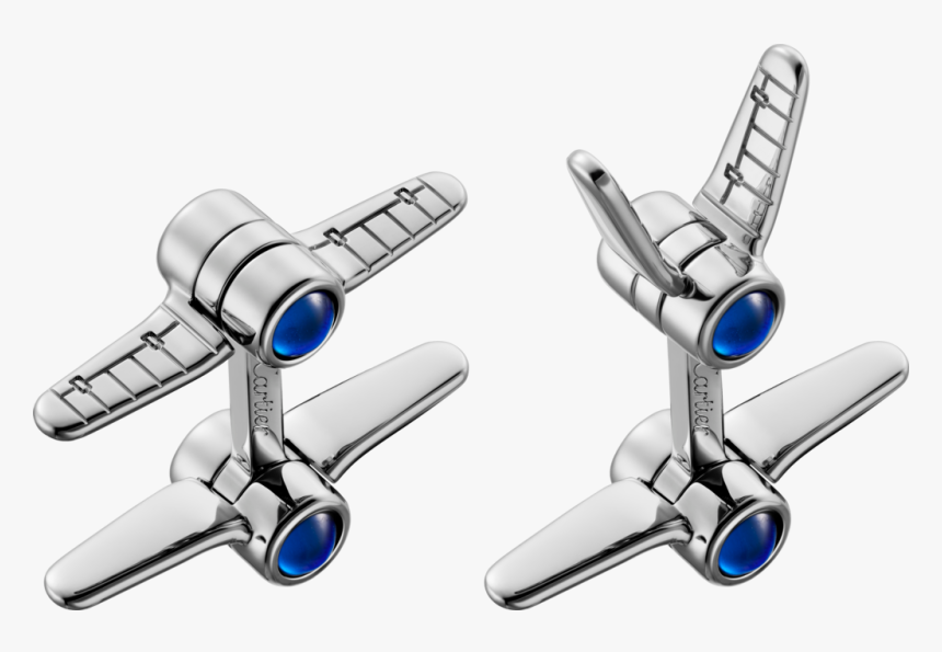 Transparent Biplane Png - Cartier Biplane Cufflinks, Png Download, Free Download