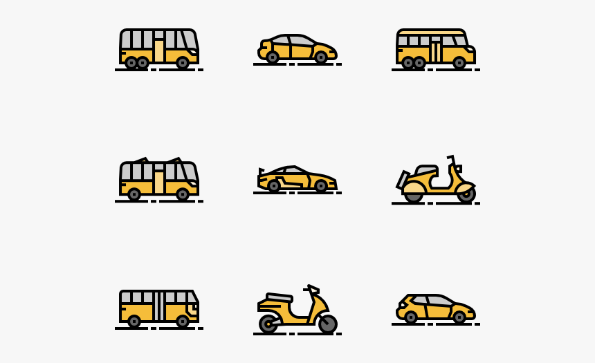 Transportation Vector Bus, HD Png Download, Free Download