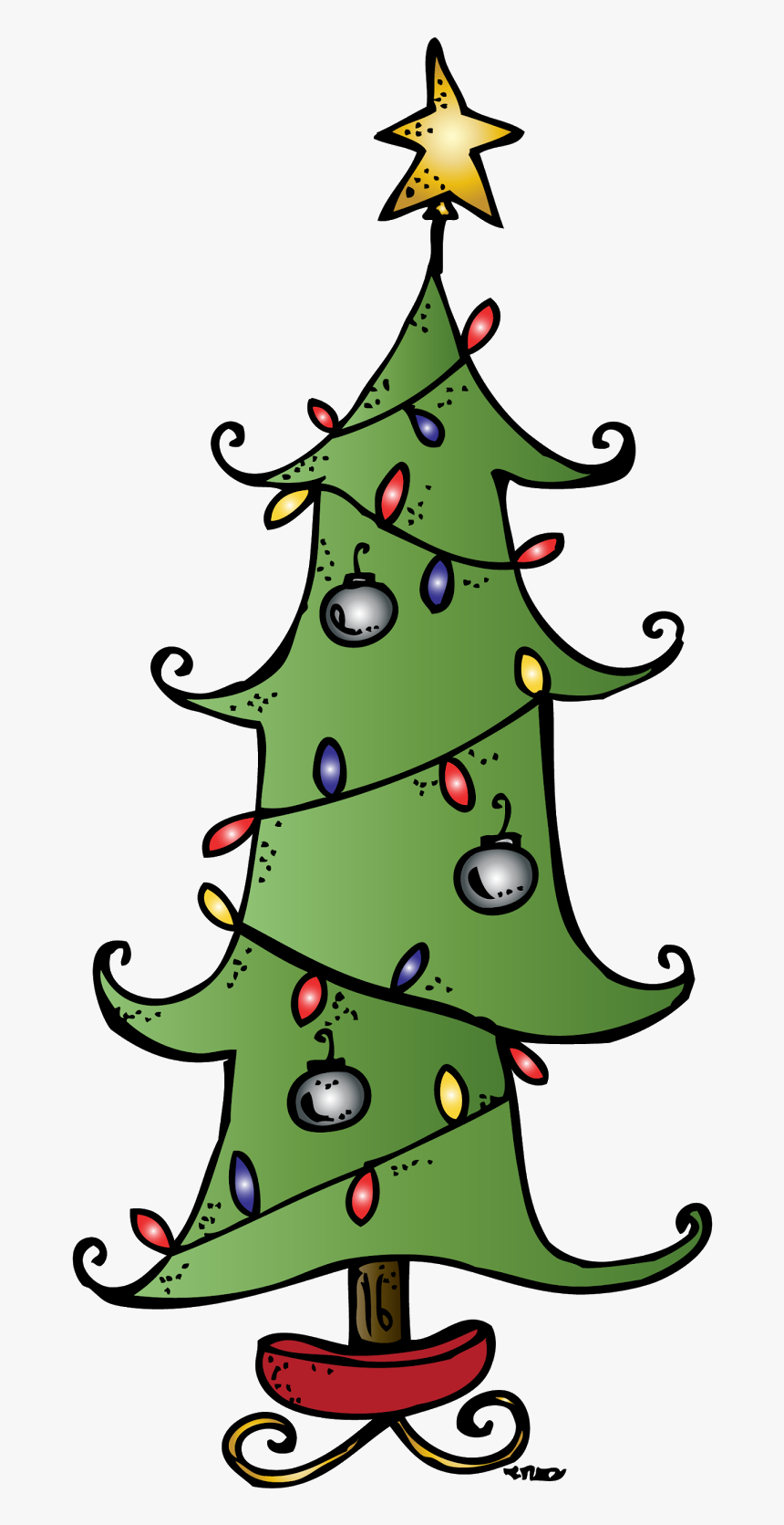 Transparent Arbolito De Navidad Png - Melonheadz Clipart Christmas Tree, Png Download, Free Download