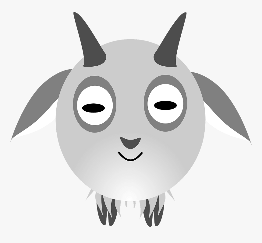 Cartoon Goat Face Clipart - Cartoon Face Goats, HD Png Download, Free Download