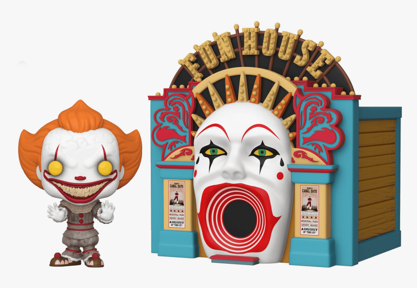 Demonic Pennywise With Funhouse Pop - Pennywise With Funhouse Pop, HD Png Download, Free Download