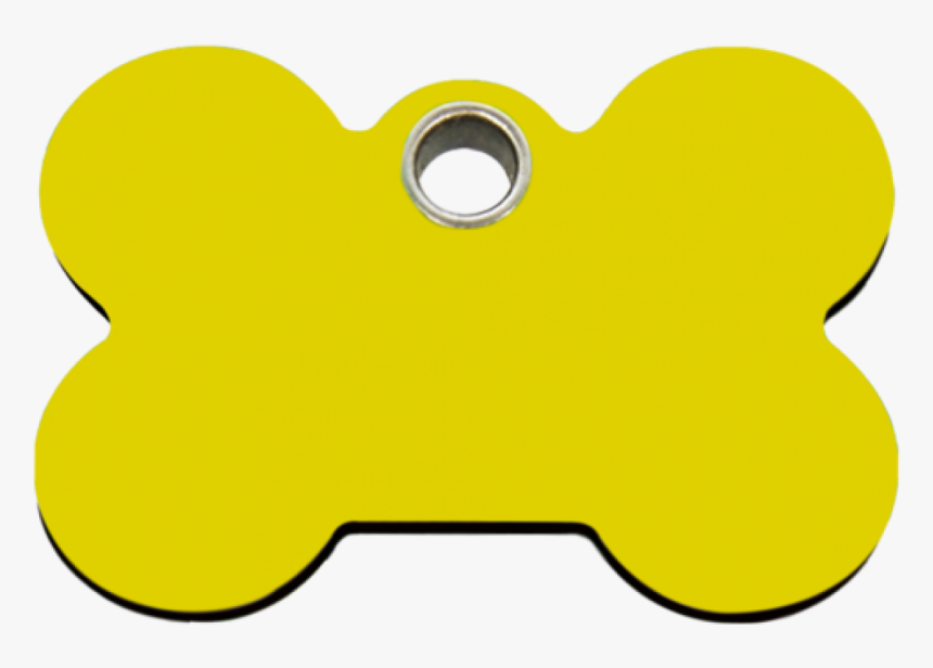 Yellow Bone Plastic Pet Tag, HD Png Download, Free Download