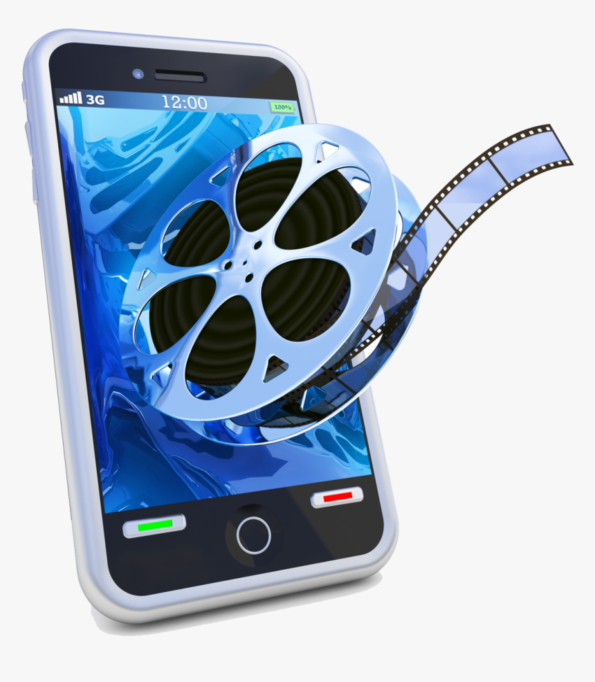 Cell Phone Film Image - Mobile Phone Film Making, HD Png Download, Free Download