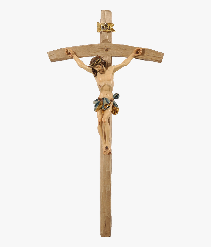 Vintage Wood Italian Crucifix , Png Download - Cross Crucifix, Transparent Png, Free Download