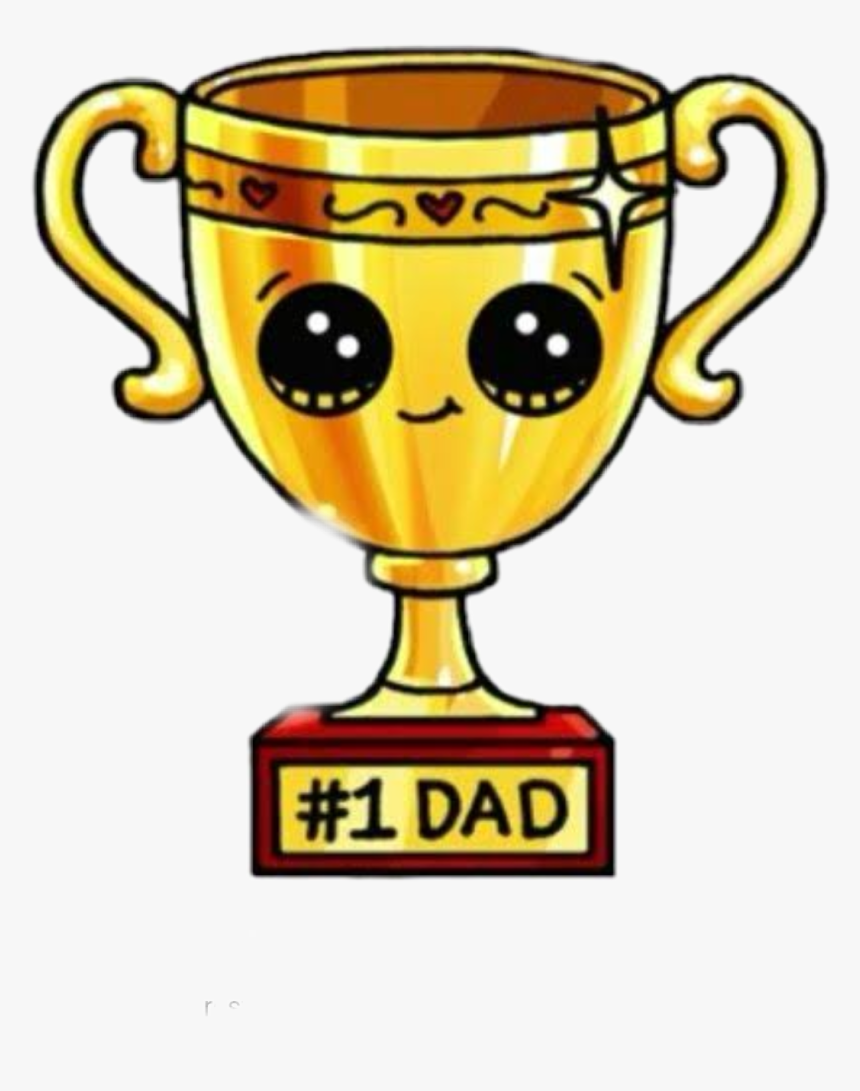 #fofo #troféu - #1 Dad Trophy Drawing, HD Png Download, Free Download
