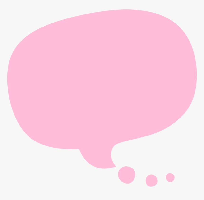 Burbuja De Dialogo Rosa Png, Transparent Png, Free Download