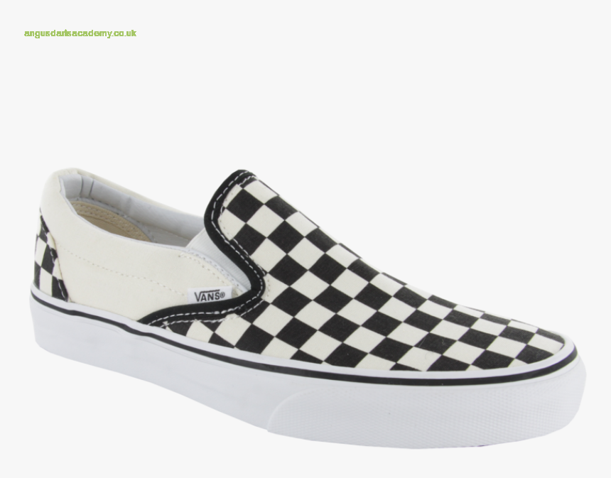 Teal Checkered Slip On Vans, HD Png Download, Free Download