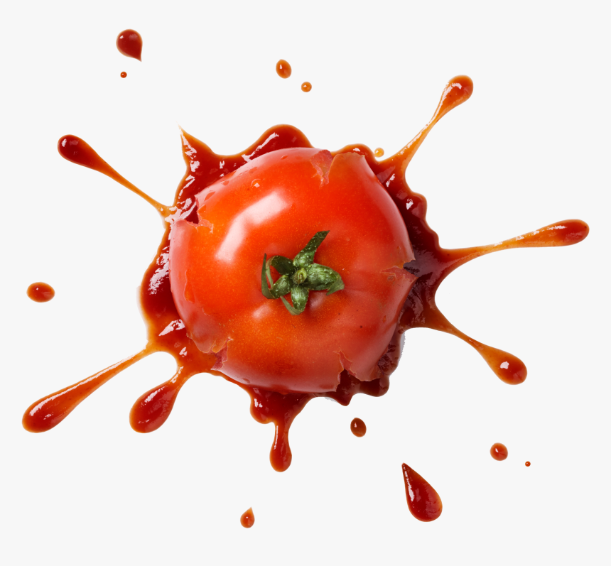 Ketchup Splash Png - Tomato Sauce Png, Transparent Png, Free Download